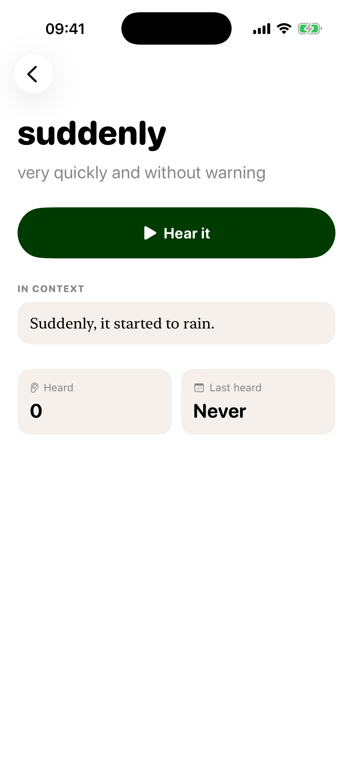 Vocabcord 剪辑保存界面,带音频波形